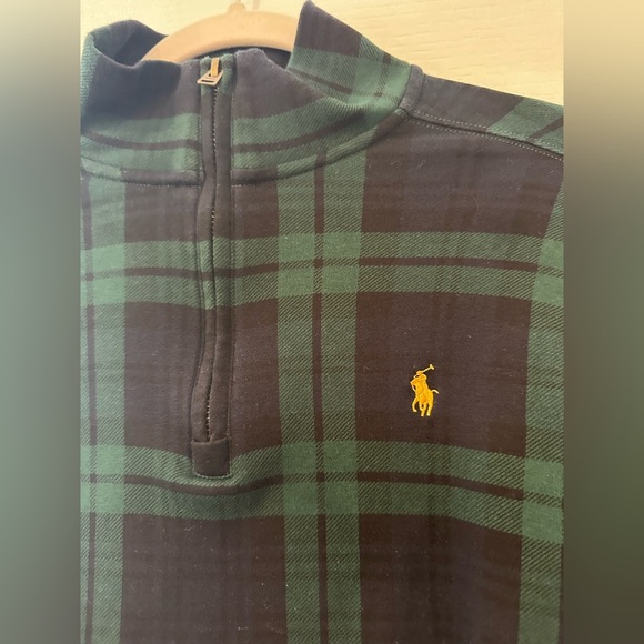 Ralph Lauren boys Green Plaid Pullover - Picture 2 of 5